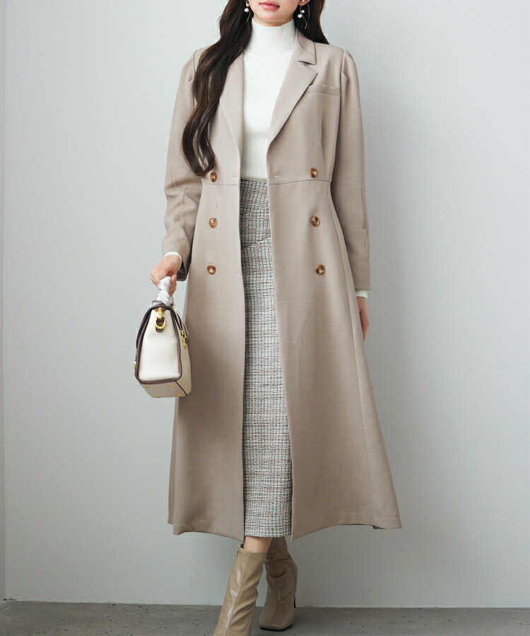 楽天市場】コート アウター レディース トレンチコート ロングコート