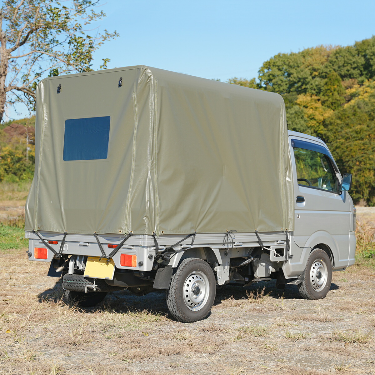 楽天市場】「RV-1」 軽トラック荷台用フレーム＆三開放幌セット 軽