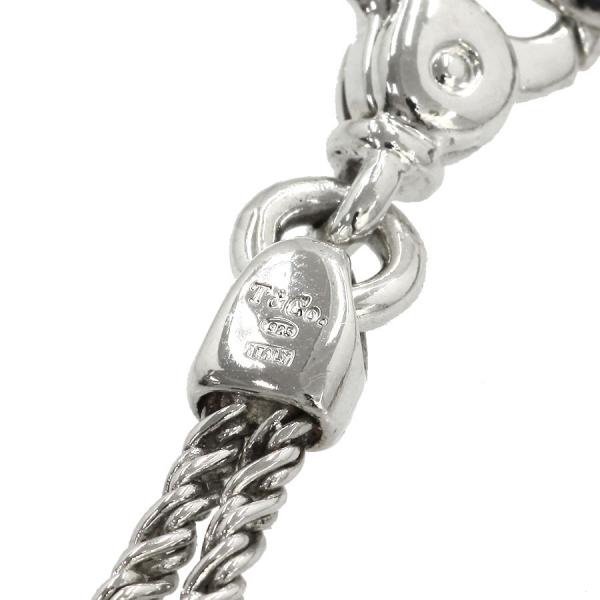 楽天市場】ティファニー ダブルロープセンターノットブレスレット