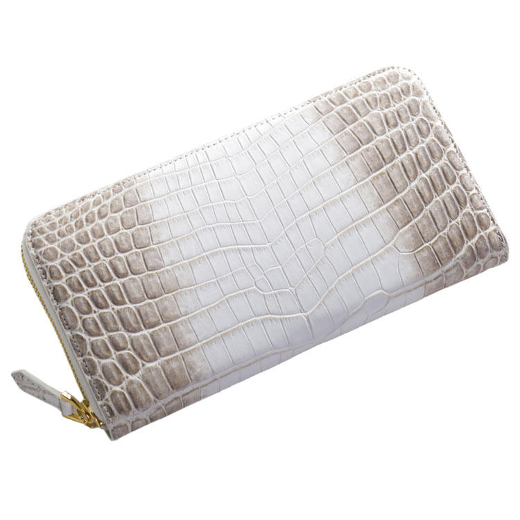 楽天市場】ヒマラヤ クロコダイル 長財布 レディース ラウンド