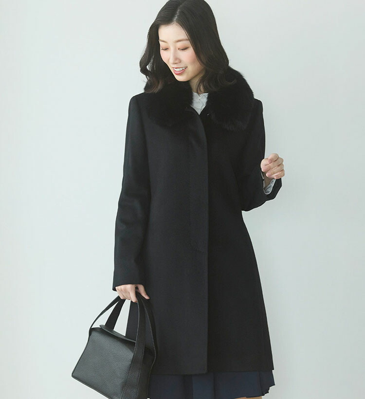 楽天市場】【10%offクーポン】カシミヤ 100% コート レディース