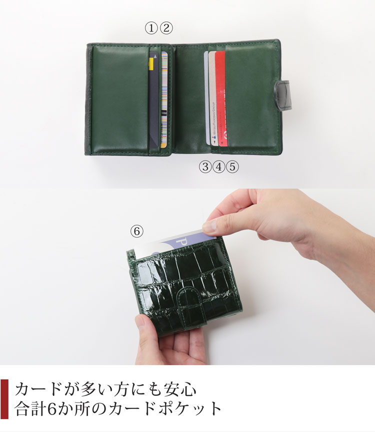 楽天市場】【20%offクーポン】クロコダイル ミニ財布 レディース