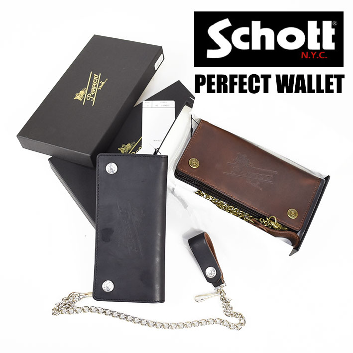 楽天市場】Schott ショット PERFECT WALLET パーフェクト ウォレット