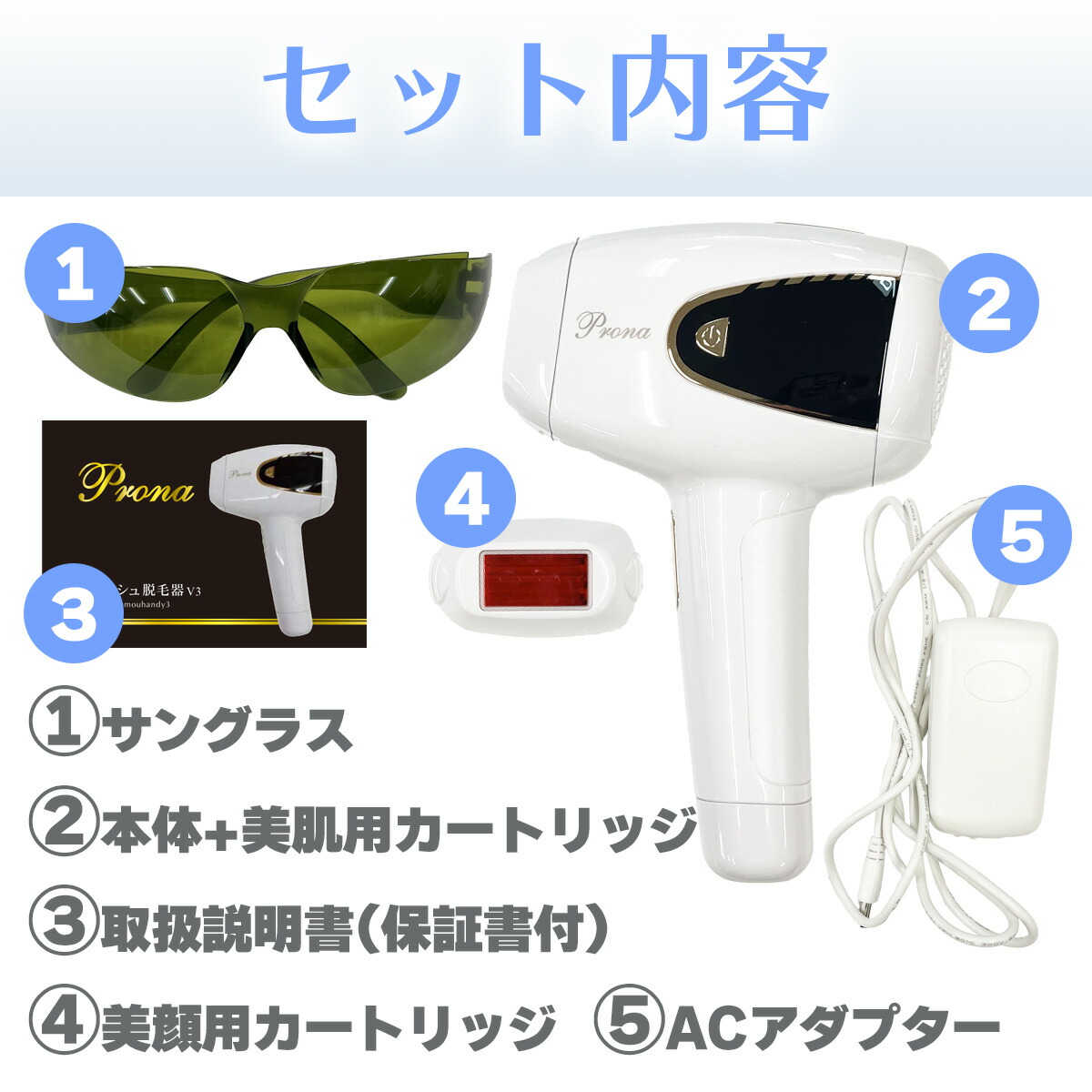 楽天市場】【在庫限定】フラッシュ脱毛器 VIO脱毛 特許庁登録商品 ILP