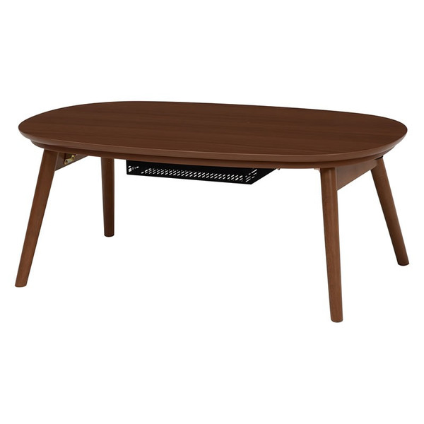 楽天市場】折れ脚こたつ コタツテーブル 楕円形90幅 家具調コタツ