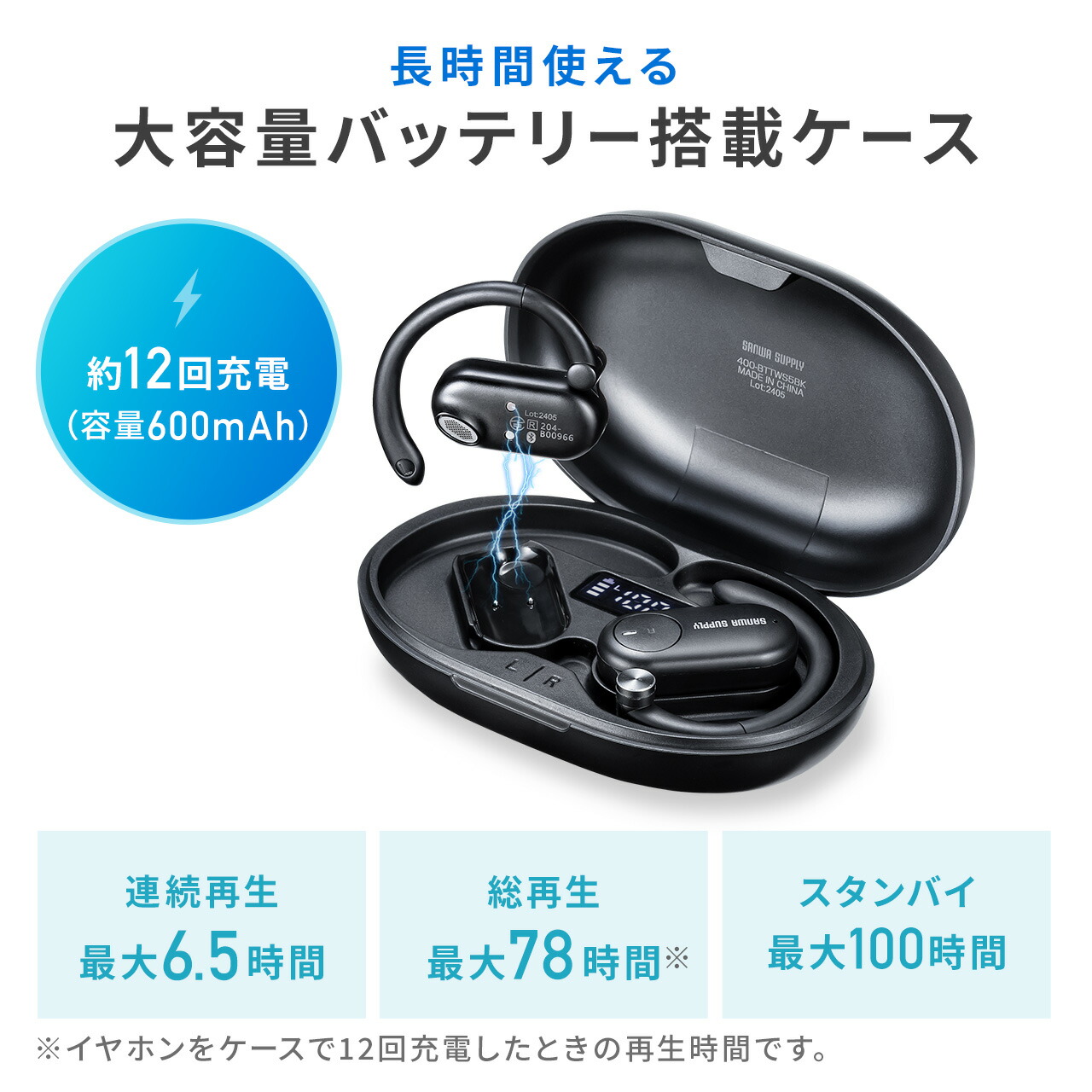 楽天市場】オープンイヤー型 ワイヤレスイヤホン Bluetooth5.4 IPX5