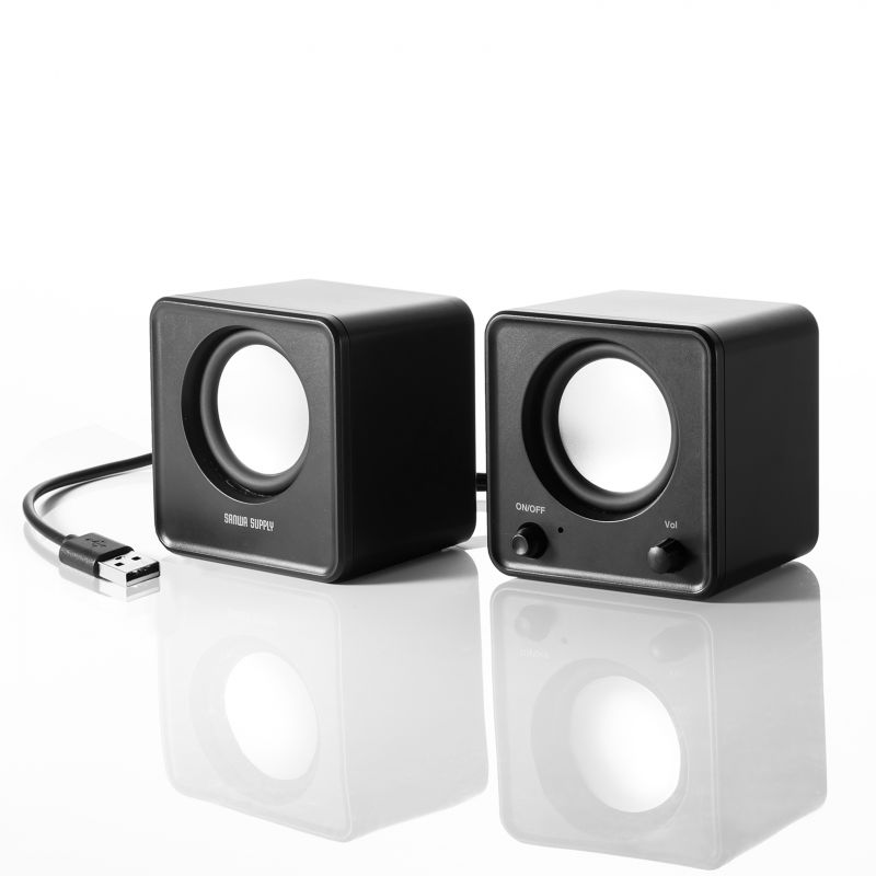楽天市場】コンパクトPCスピーカー USB接続 スピーカー 6W出力