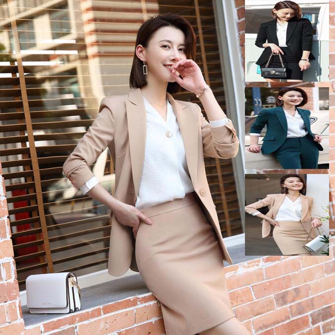 楽天市場】スカート きれいめ パンツ ジャケット 3点スーツセット