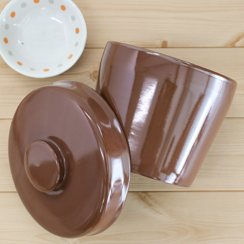 楽天市場】【アウトレット】陶製 漬物容器（単品） / 漬物鉢 漬け物樽