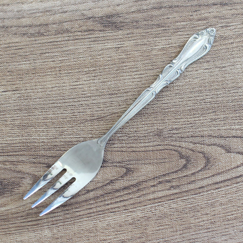 楽天市場】【アウトレット】レトロなステンレスケーキフォーク[長さ