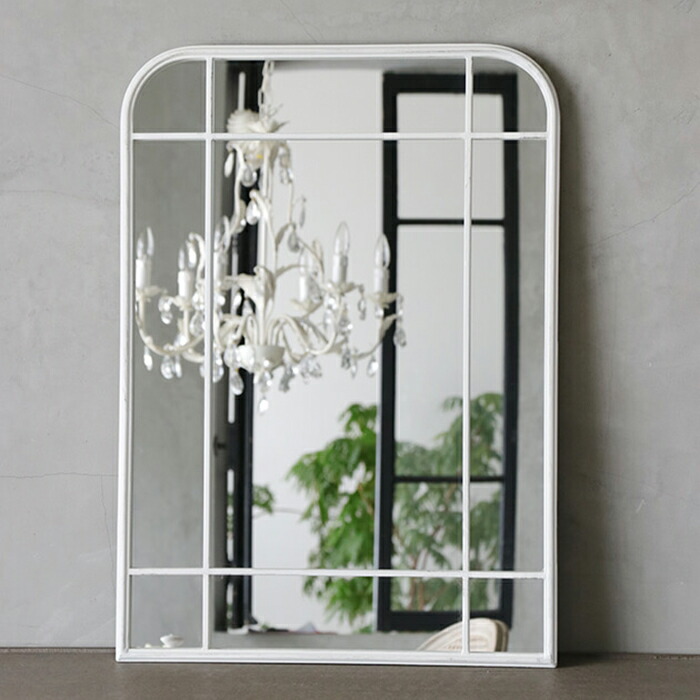 楽天市場】アイアンウィンドウミラーMaximサンディホワイト // 鏡