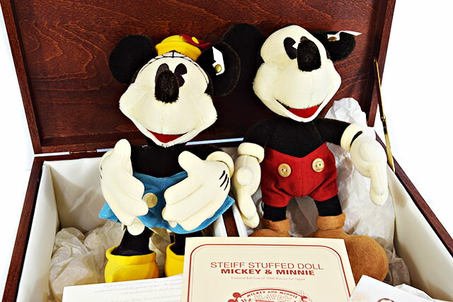 楽天市場】シュタイフ steiff ミッキー＆ミニー ぬいぐるみ 誕生70周年