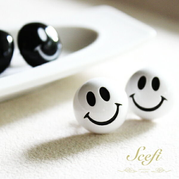 楽天市場】スマイル ピアス スマイルマーク smile ニコちゃん
