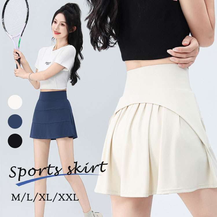 楽天市場】テニス スコート プリーツ スポーツ スカート ゴルフ