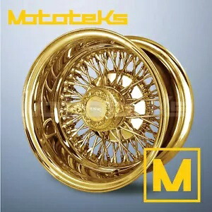 楽天市場】14X7 ルクソール ワイヤー ホイール 72 クロス REV 24K