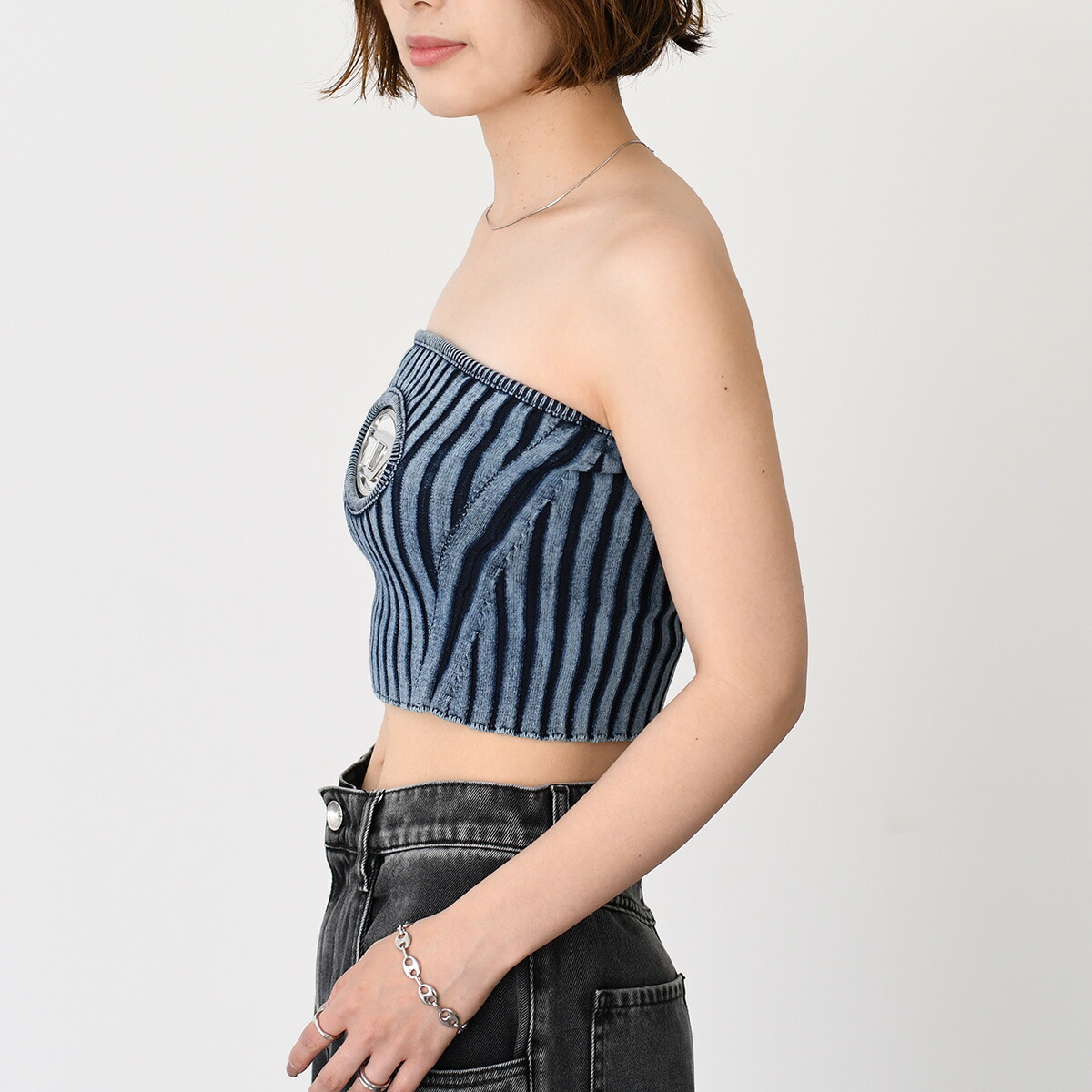 楽天市場】DIESEL ディーゼル トップス M-CLARKSVILLE チューブトップ