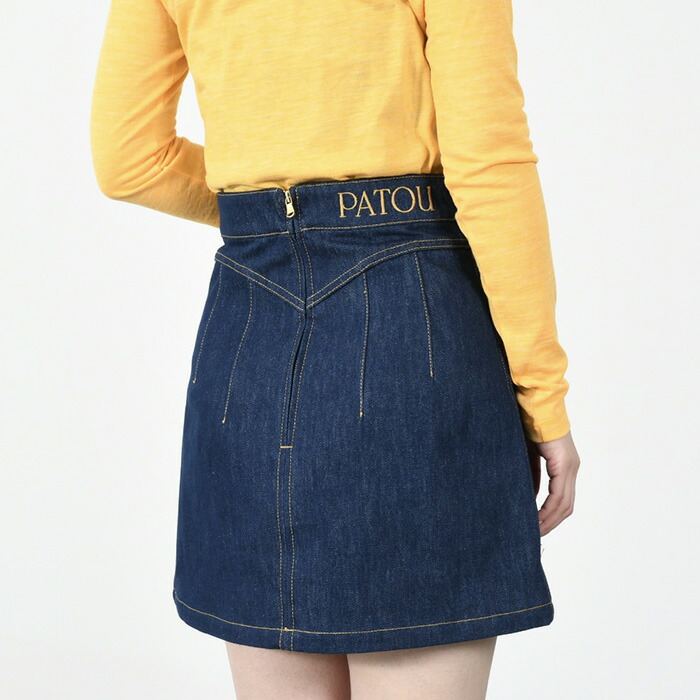 楽天市場】PATOU パトゥ ミニスカート オーガニックデニム SK042 0008