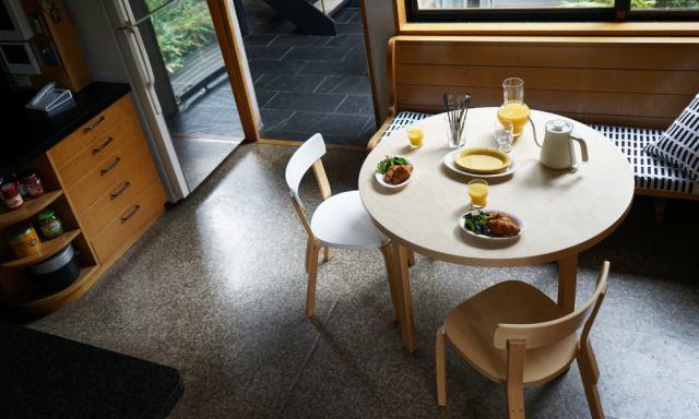 楽天市場】テーブル90A バーチ φ100×H72cm (Artek アルテック) つくえ