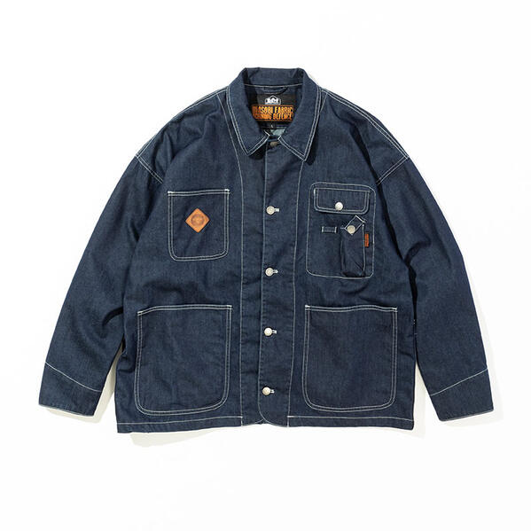 楽天市場】grn outdoor 難燃 火遊び 焚火 デニム ジャケット キャンプ