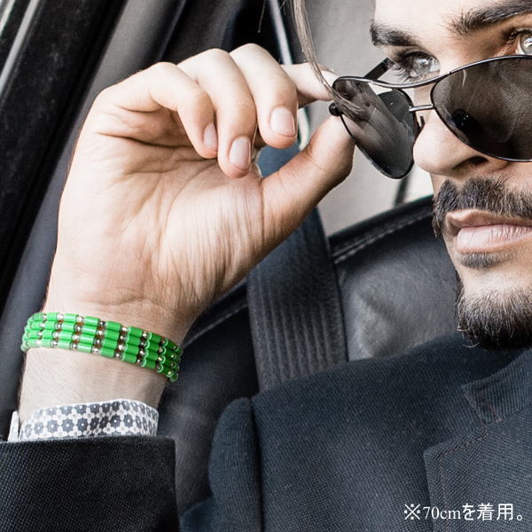 楽天市場】コアフォースループ ライムグリーン K14 ホワイトゴールド