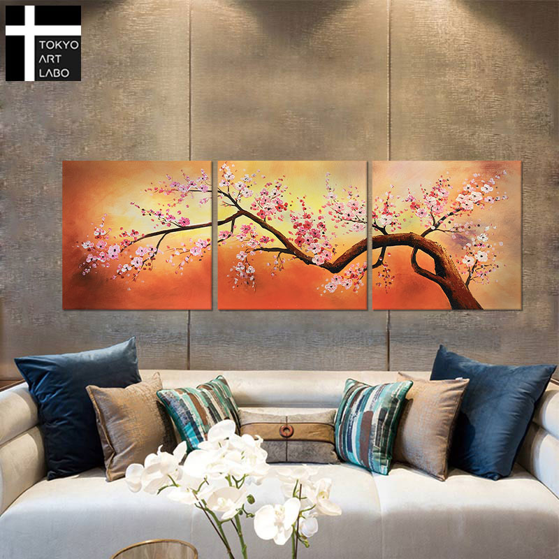 楽天市場】【楽天ランキング1位獲得】絵画 桜 W180cm【初春の山桜
