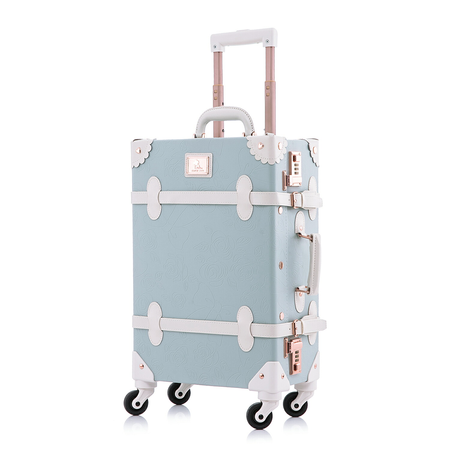 楽天市場】【uniwalker】スーツケース かわいい レトロ キャリーケース