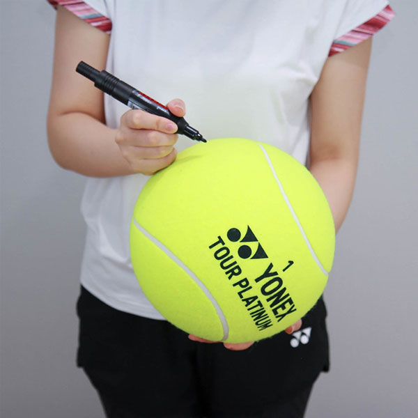 楽天市場】テニス サインボール ヨネックス ジャンボテニスボール