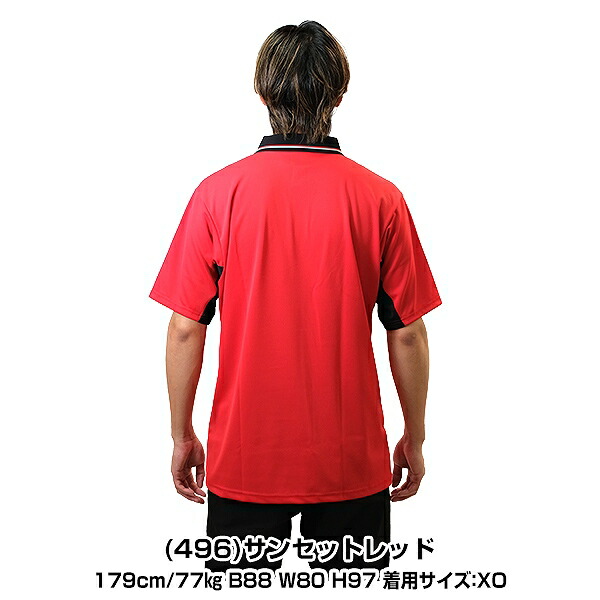 YONEX バドミントン シャツ レッド JP O 強豪校 YONEX（ヨネックス