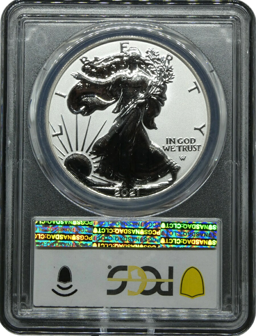 楽天市場】2枚セット PCGS RP69 2021年 アメリカ リバースプルーフ