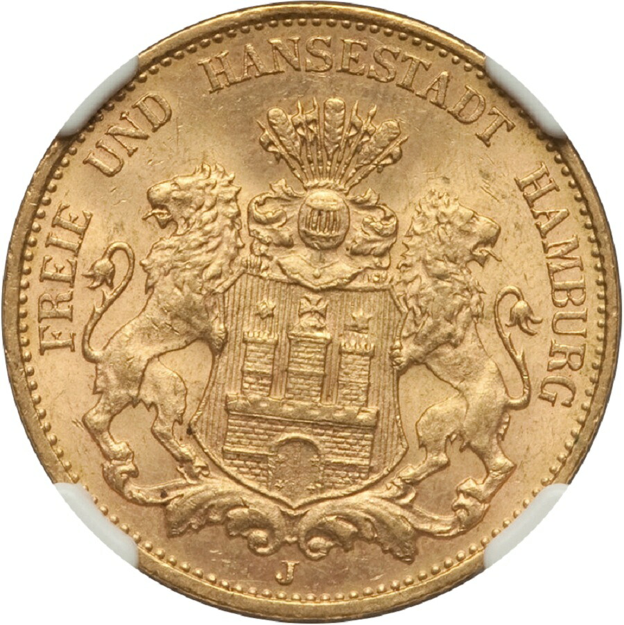 楽天市場】【高鑑定】MS65 ドイツ 20マルク金貨 NGC鑑定 アンティーク