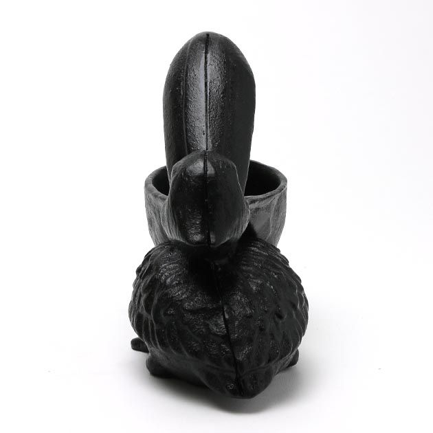 鉛ガラス 置物 小物入れ ペリカン 鉛ガラス 置物 小物入れ ペリカン