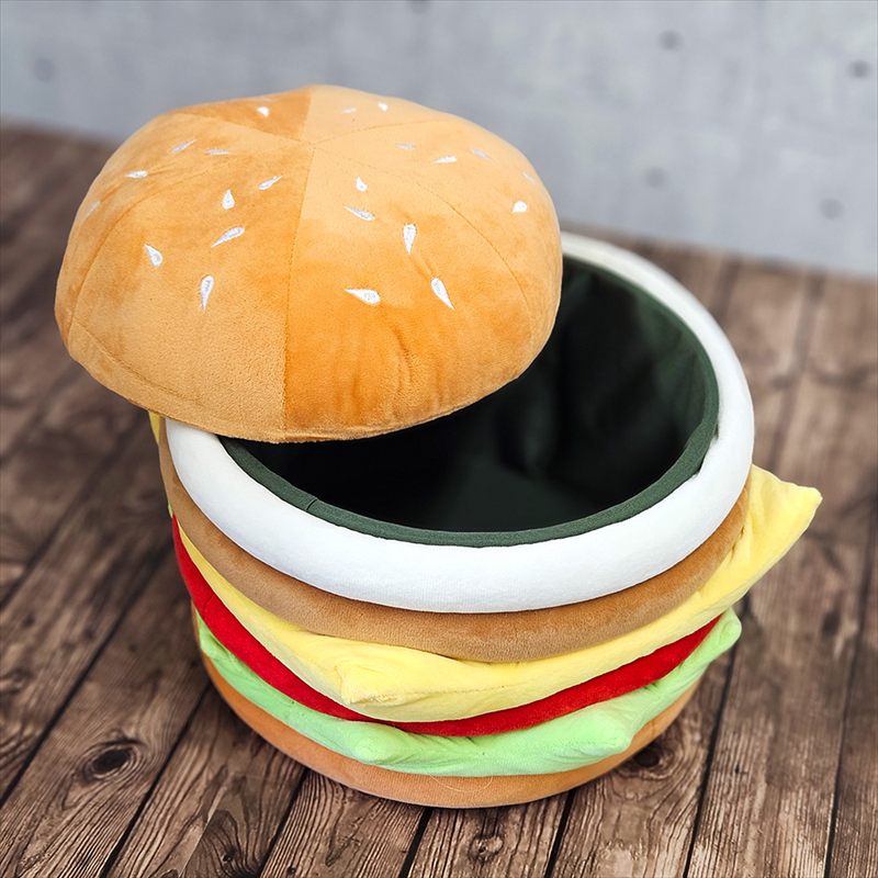 楽天市場】ハンバーガー型 ミニスツール ハンバーガー型 収納ボックス