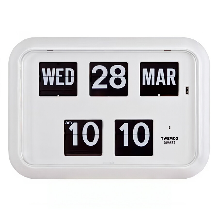 楽天市場】TWEMCO トゥエンコ 掛置兼用 パタパタ時計 フリップクロック