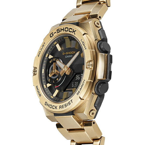 楽天市場】G-SHOCK G-STEEL Gスチール スリムデザイン GST-B500GD-9AJF