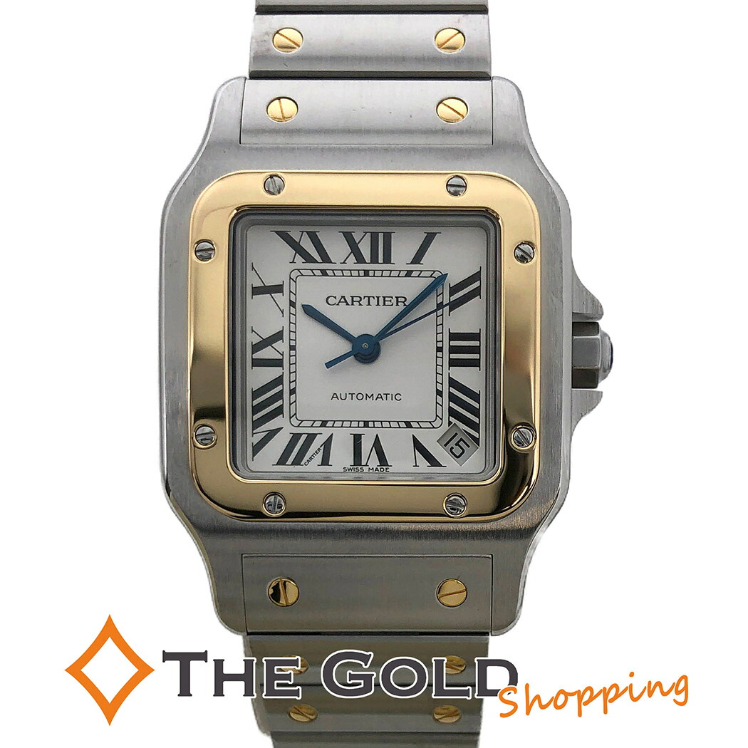 楽天市場】カルティエ サントス ガルベ XL W20099C4 レア コンビ YG