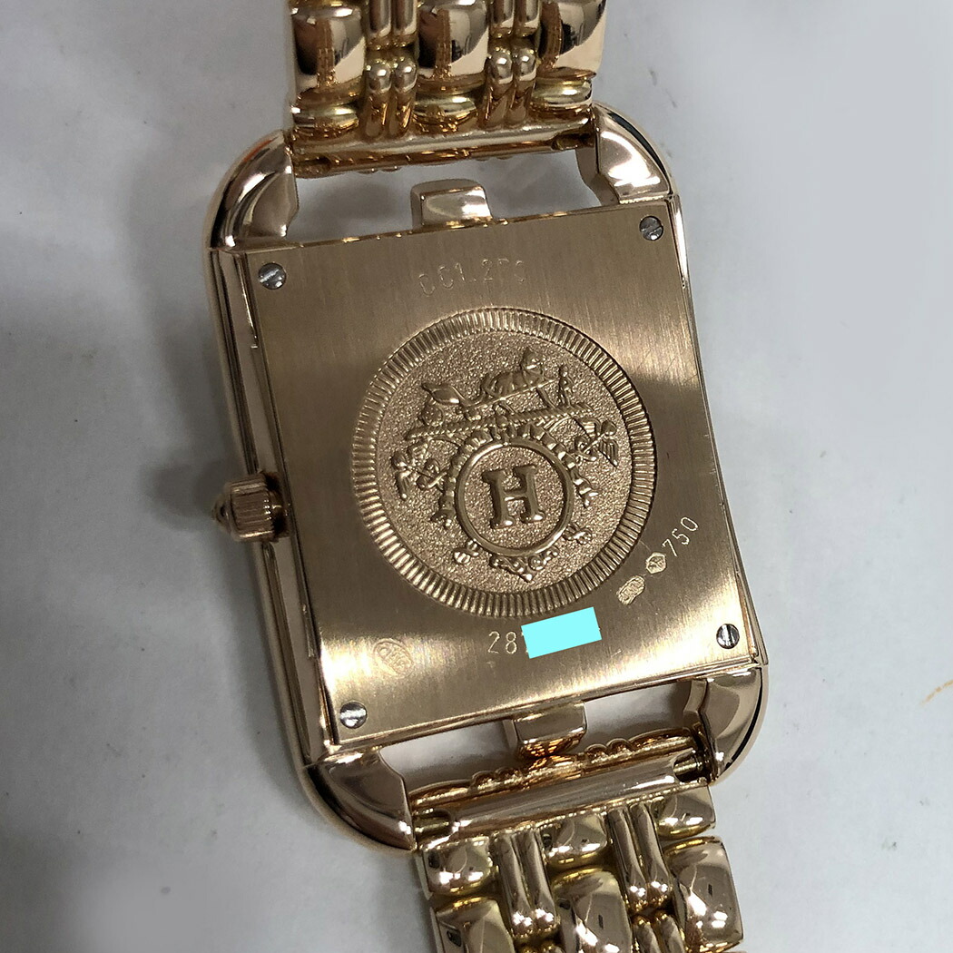 楽天市場】エルメス□ケープコッド CC1.270 電池交換済 ピンクゴールド