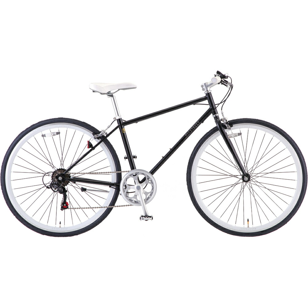 楽天市場】7分組 自転車 700Cインチ クロスバイク オールストリート 6S