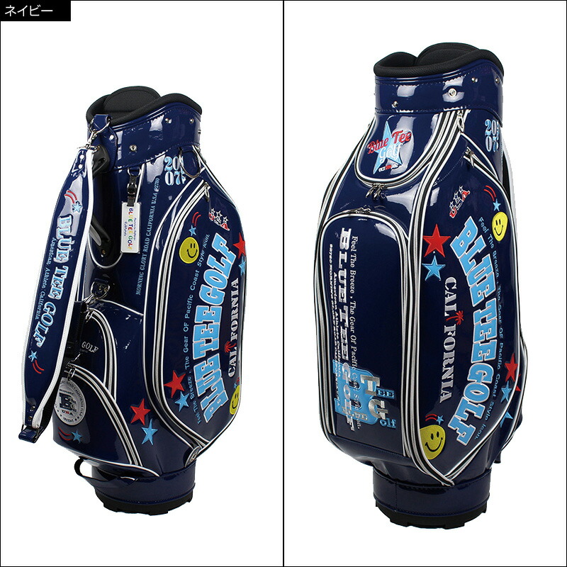 楽天市場】ブルーティーゴルフ 9型 エナメル キャディバッグ BTG-CB