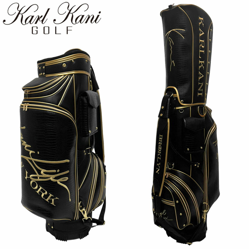 楽天市場】カールカナイゴルフ 9型 キャディバッグ 259KG8500 ゴールド