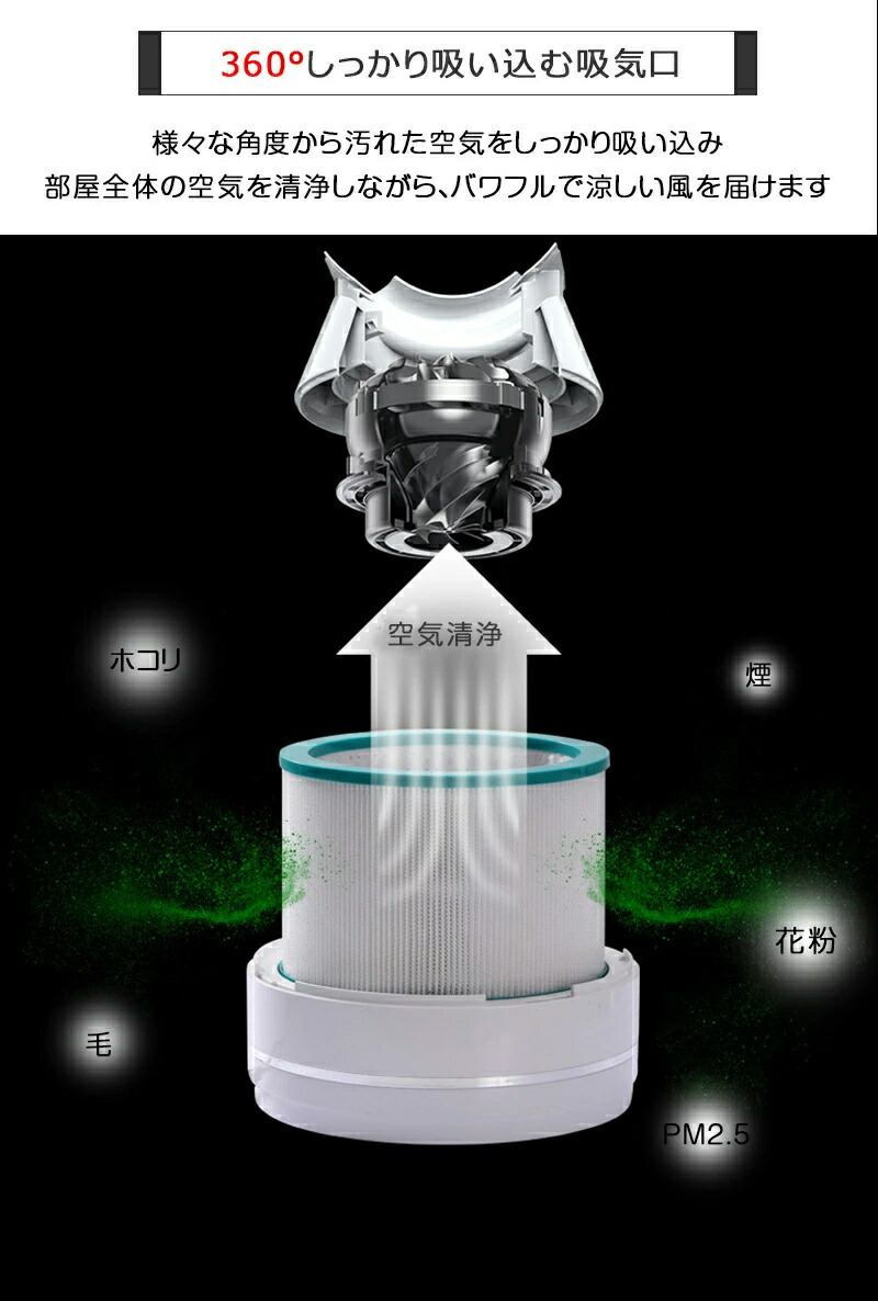 楽天市場】【PSE認証済】空気清浄機 Hot+Cool セラミックヒーター 空気