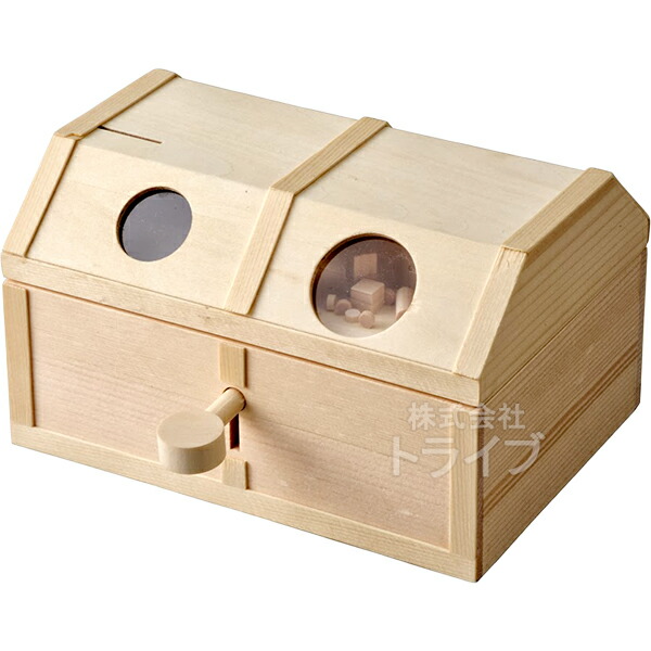 楽天市場】木工工作キット 貯金箱 鍵付き宝箱 100701 ラッピング不可