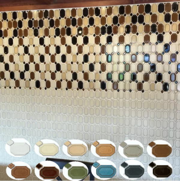 楽天市場】レべリ モザイクタイル 大正 昭和 ハイカラ シート販売