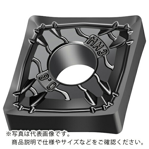 Walter 旋削加工用チップ 80°菱形ネガタイプ WNN10