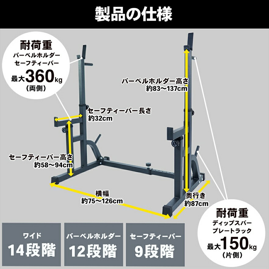 楽天市場】【40%OFF/訳あり品/アウトレット】バーベルスタンド ベンチ