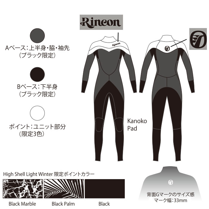 楽天市場】【公式/セミオーダー対応】リンコンウエットスーツ