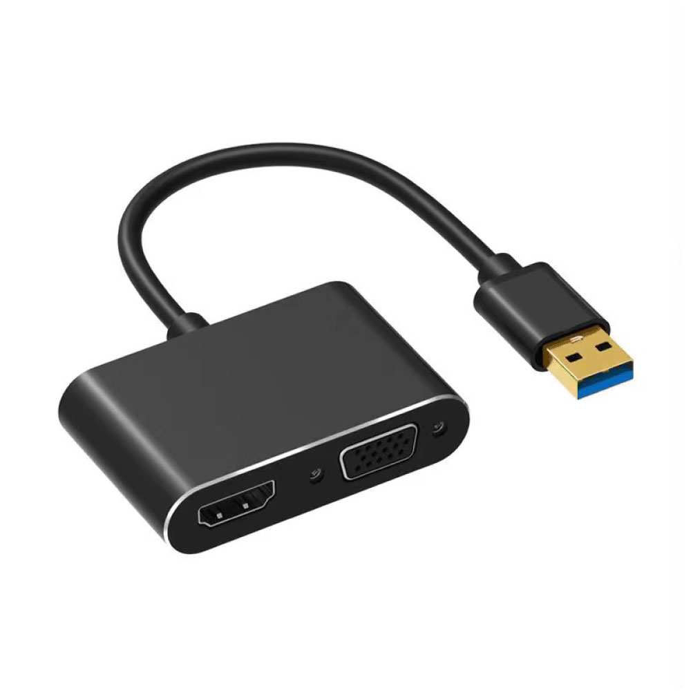 楽天市場】USB to HDMI VGA 変換アダプター ディスプレイ増設 USB3.0