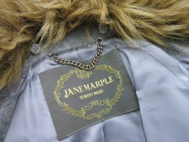 楽天市場】【中古】 Jane Marple / ファーカラーレディーコート