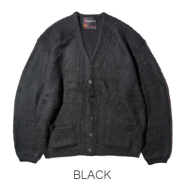 楽天市場】【TOWNCRAFT（タウンクラフト）】SHAGGY SOLID CARDIGAN
