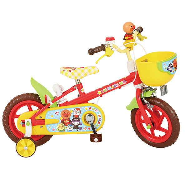 楽天市場】【自転車専門店】【組立完成品】アンパンマン 自転車 12