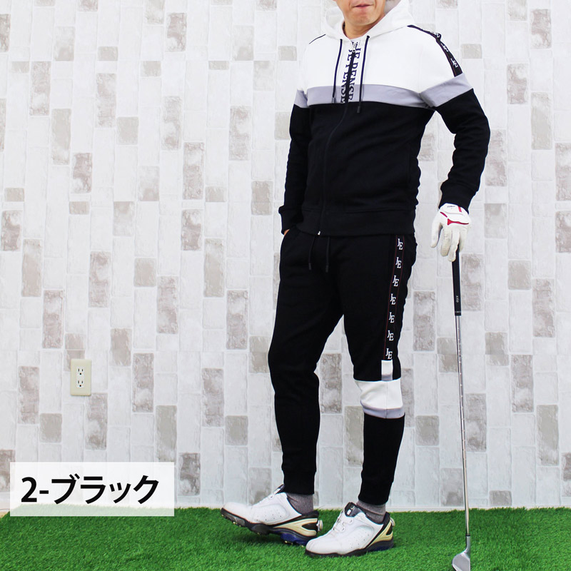 楽天市場】送料無料 ゴルフウェア セットアップ 上下セット メンズ